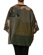 Dolce & Gabbana Multicolor Camouflage Oversized Top T-shirt