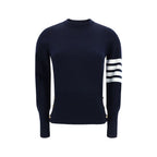Thom Browne Blue Wool Oves Aries Sweatshirt