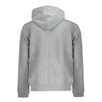 Calvin Klein Grigio Polyester Men Hoodie