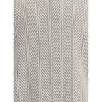 Brunello Cucinelli White Cashmere Sweater