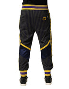 Dolce & Gabbana Multicolor Stripes Wool Jogger Pants