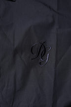 Dolce & Gabbana Dark Blue MARTINI Cotton Dress Formal Shirt