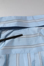 Dolce & Gabbana Light Blue MARTINI Striped Formal Dress Shirt