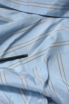 Dolce & Gabbana Light Blue MARTINI Striped Formal Dress Shirt