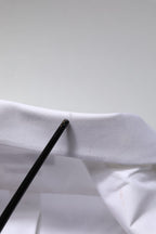 Dolce & Gabbana White MARTINI Long Sleeves Dress Formal Shirt