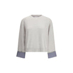 Brunello Cucinelli Gray Cashmere Sweater