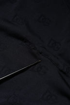 Dolce & Gabbana Black Silk Crew Neck Sweatshirt Sweater
