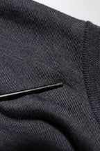 Dolce & Gabbana Dark Gray Wool Crew Neck Sweatshirt Sweater