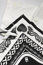 Dolce & Gabbana White Bandana Crew Neck Short Sleeves T-shirt