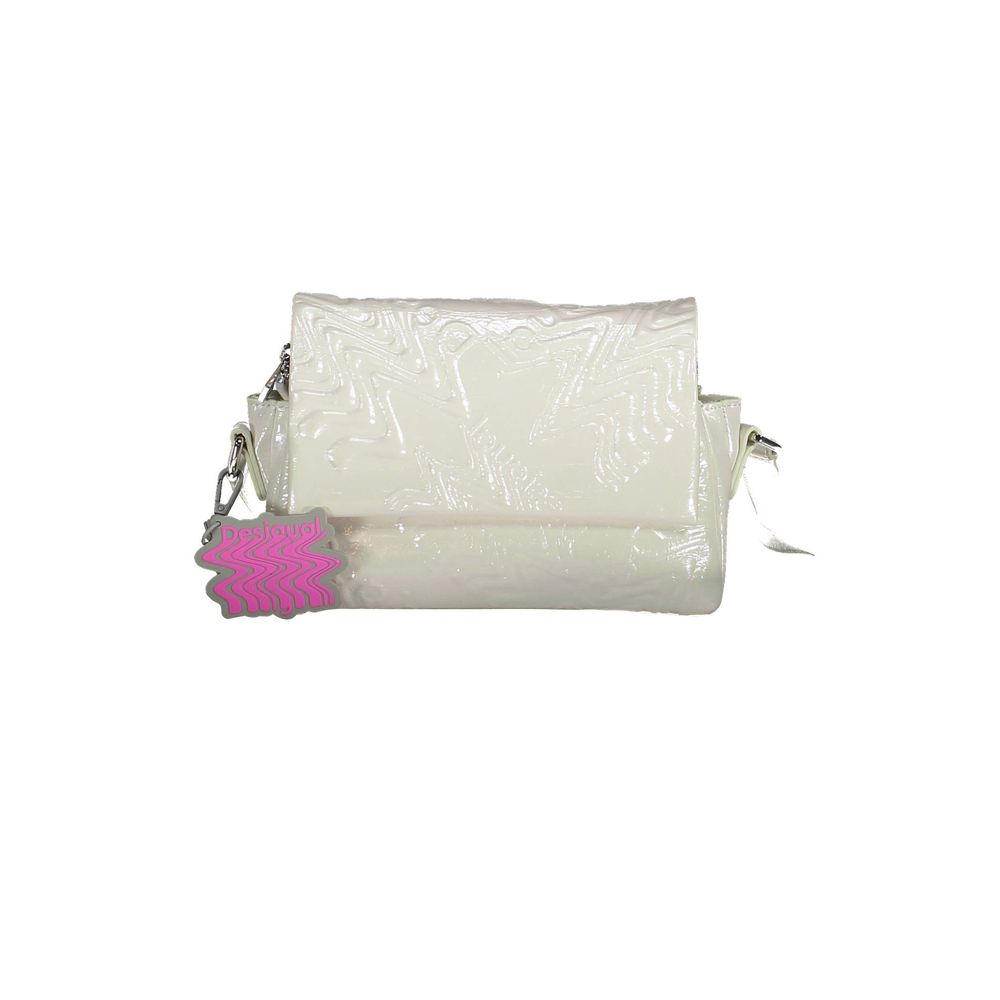 Desigual Bianco Polyurethane Women Shoulder Bag