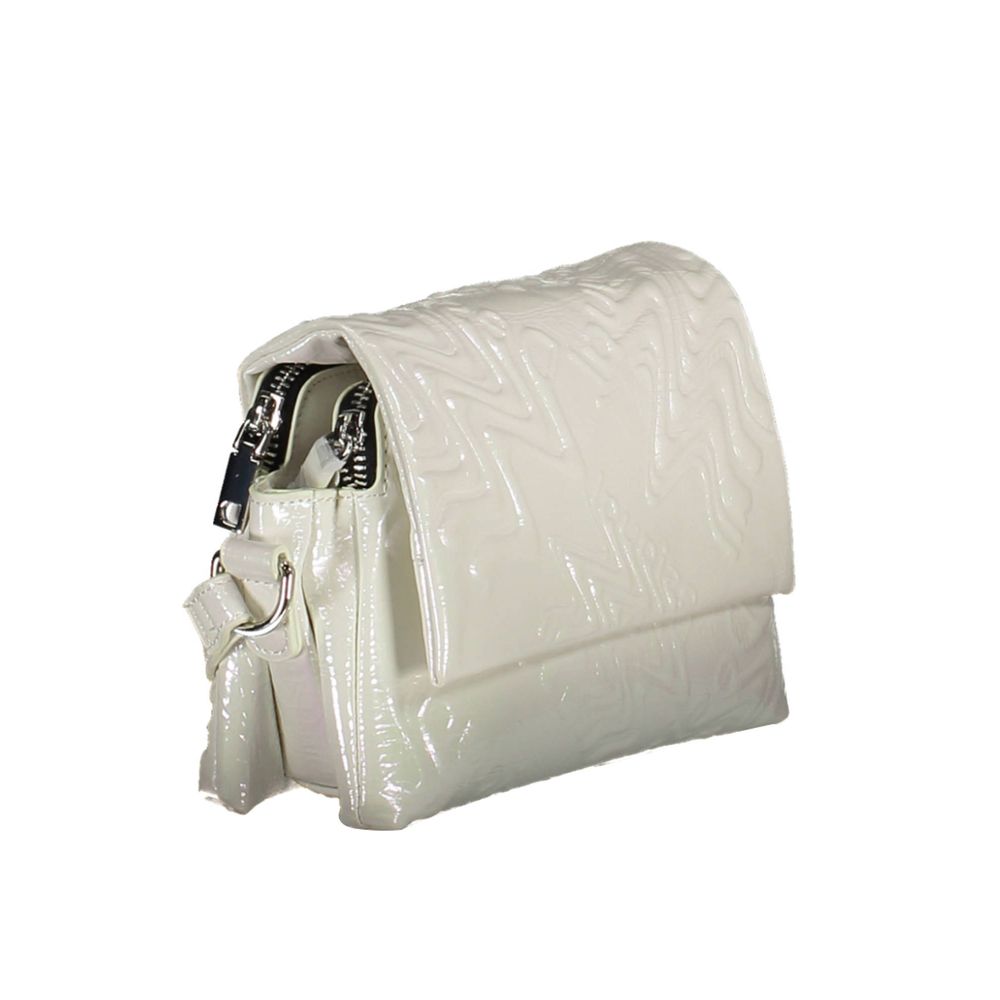 Desigual Bianco Polyurethane Women Shoulder Bag