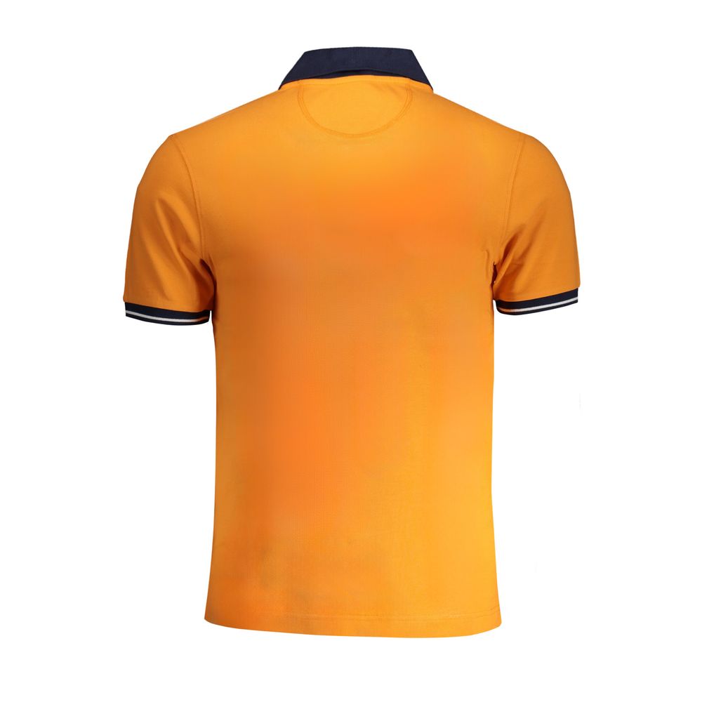 La Martina Arancione Cotton Men Polo