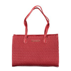 Mario Valentino Red Polyurethane Women Shoulder Bag