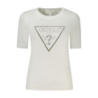Guess Jeans Bianco Viscosa Women Sweater