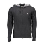U.S. POLO ASSN. Black Cotton Men's Sweater