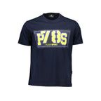 Plein Sport Blue Cotton Men T-Shirt