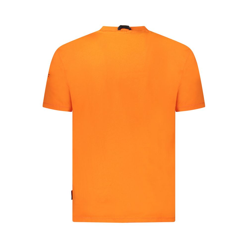 Napapijri Arancione Organic Cotton Men T-Shirt