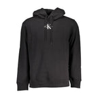Calvin Klein Black Cotton Men's Sweater Hoodie
