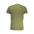 Cavalli Class Green Cotton Men T-Shirt