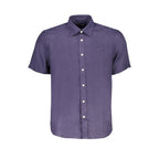 North Sails Blu Linen Men's Shirt