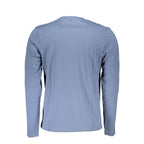 North Sails Blue Cotton Men T-Shirt