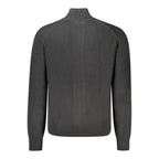 Guess Jeans Black Cotton Men Cardigan