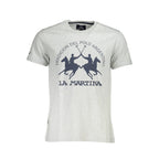 La Martina Grigio Cotton Men's T-Shirt