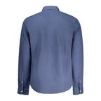 Timberland Blu Linen Men Shirt
