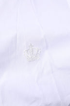 Dolce & Gabbana White Cotton Long Sleeves GOLD Formal Shirt