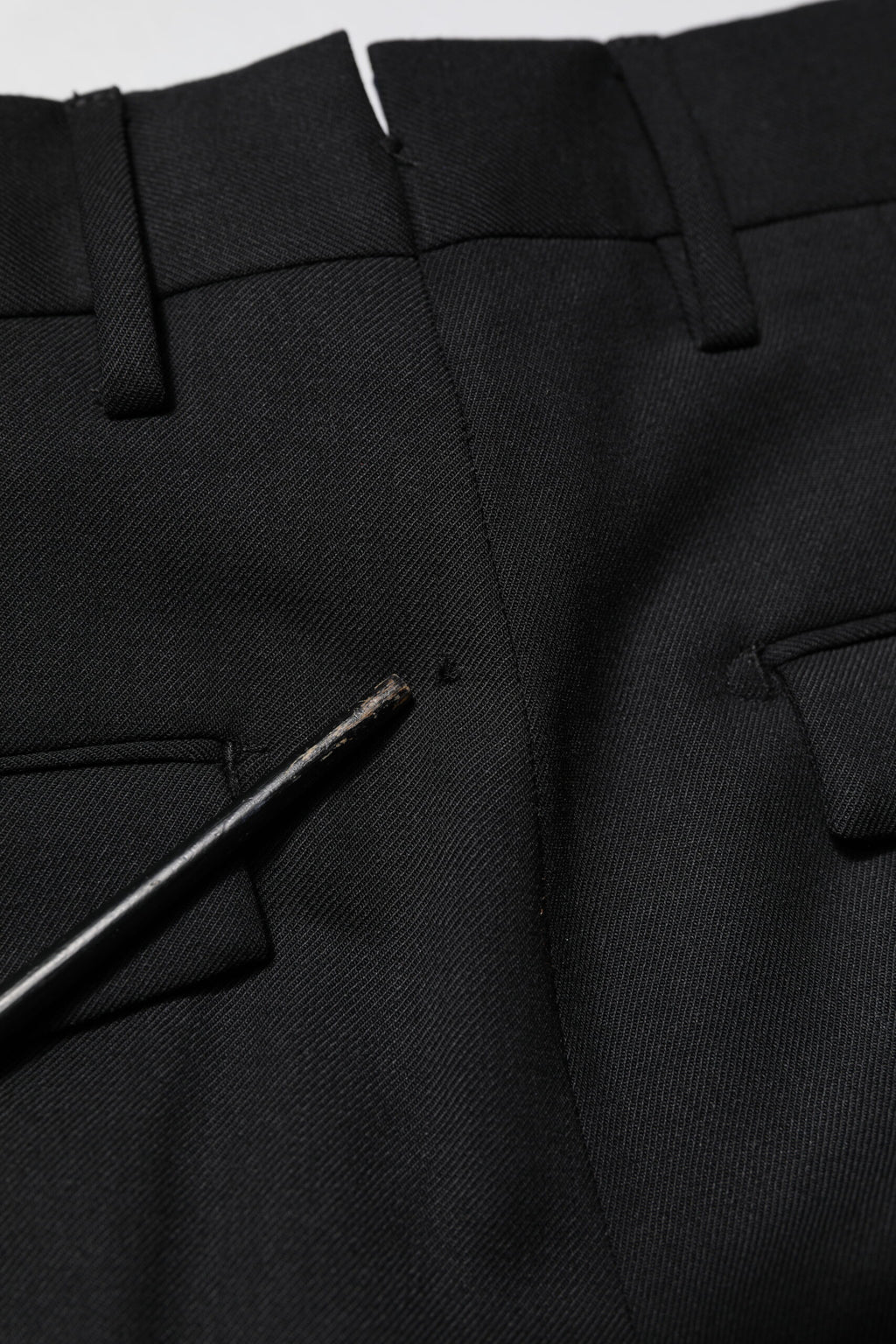 PT Torino Black Solid Formal Tapered Men Dress Pants
