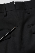 PT Torino Black Solid Formal Tapered Men Dress Pants