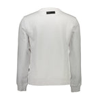 Plein Sport Bianco Cotton Mens Sweatshirt