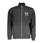 La Martina Black Cotton Men's Sweatshirt
