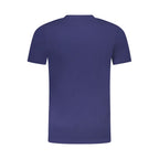 Cavalli Class Blu Cotton Men T-Shirt