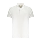 Calvin Klein White Cotton Men Polo
