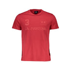 La Martina Rosso Cotton Men T-Shirt