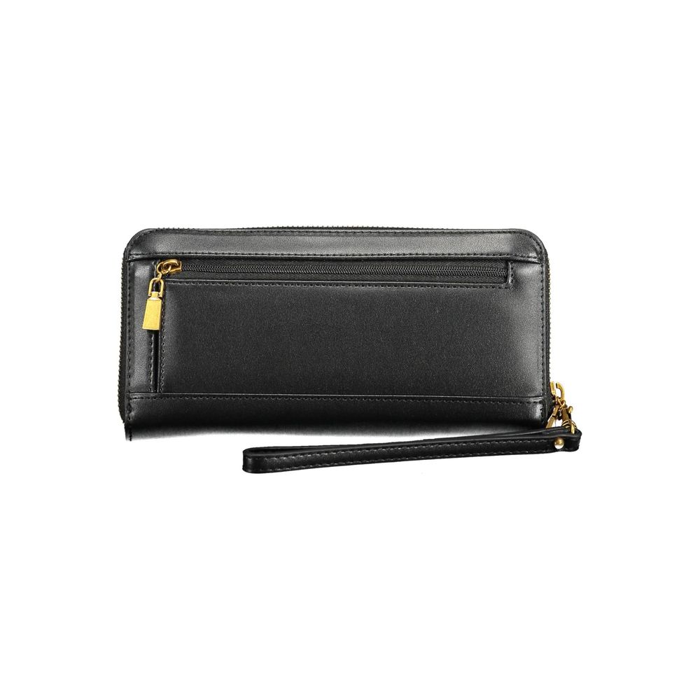 Guess Jeans Black Polyurethane Women Wallet