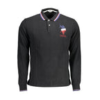 U.S. POLO ASSN. Black Cotton Men's Polo Shirt
