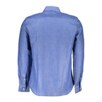 North Sails Blu Linen Men Shirt