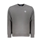 North Sails Grigio Cotton Men Sweatshirt