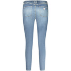 Guess Jeans Blu Recycled Cotton Woman Jeans