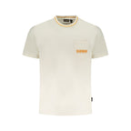 Napapijri White Organic Cotton Men's T-Shirt