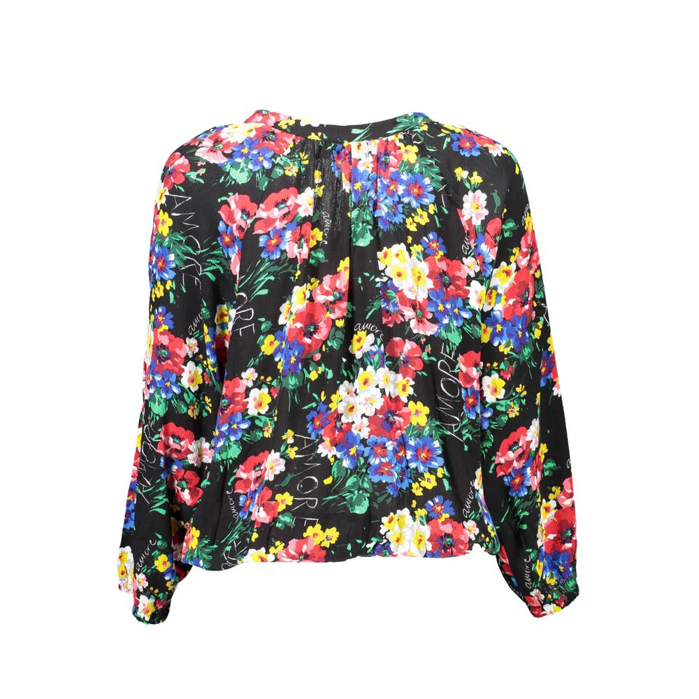 Desigual Black Viscosa Women T-Shirt