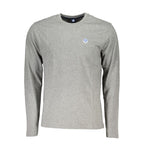 North Sails Grigio Cotton Men T-Shirt
