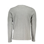 North Sails Grigio Cotton Men T-Shirt