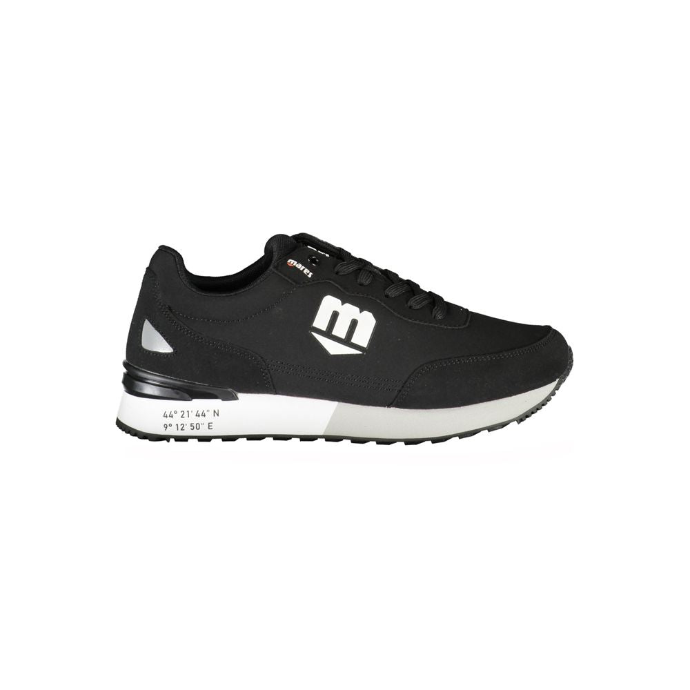 Mares Black Polyurethane Men Sneaker