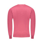 Cavalli Class Rosso Viscose Men Sweater