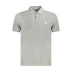 Timberland "Gray Cotton Men Polo Shirt"