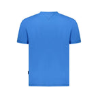 Napapijri Blue Cotton Men T-Shirt