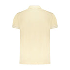 Cavalli Class Beige Cotton Men Polo Shirt